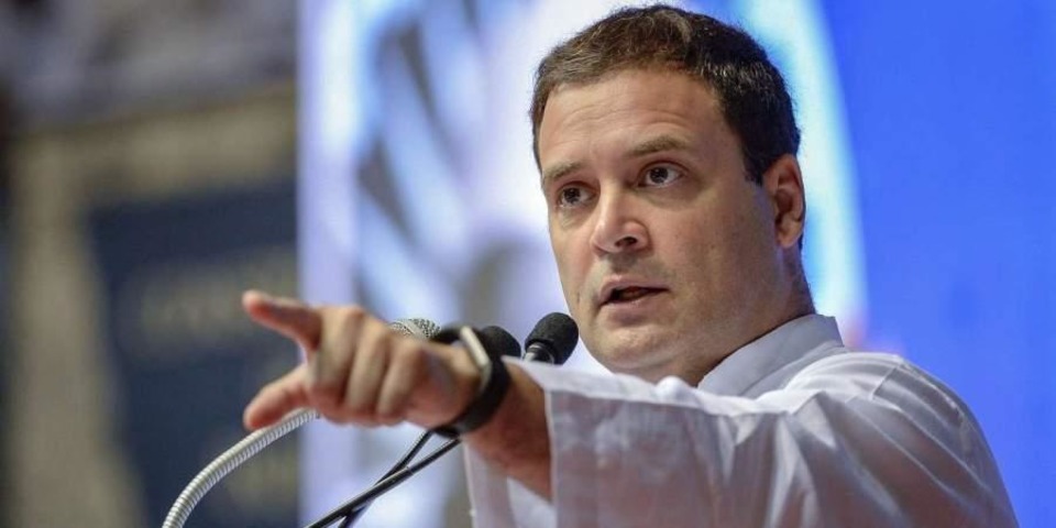 Rahul terms EVM as 'Modi Voting Machine';says NDA has no chance in Bihar